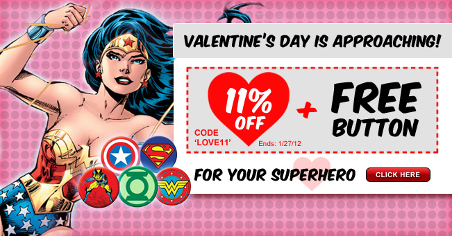 Save 11% and Free Button