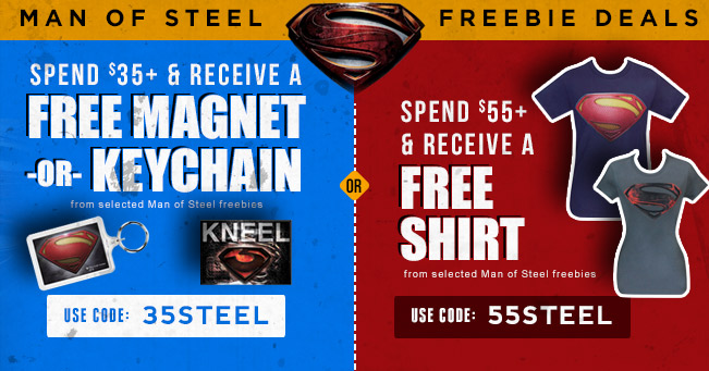 Man of Steel Freebie Deals