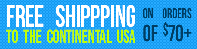 Free Shipping on USA orders of $70+r